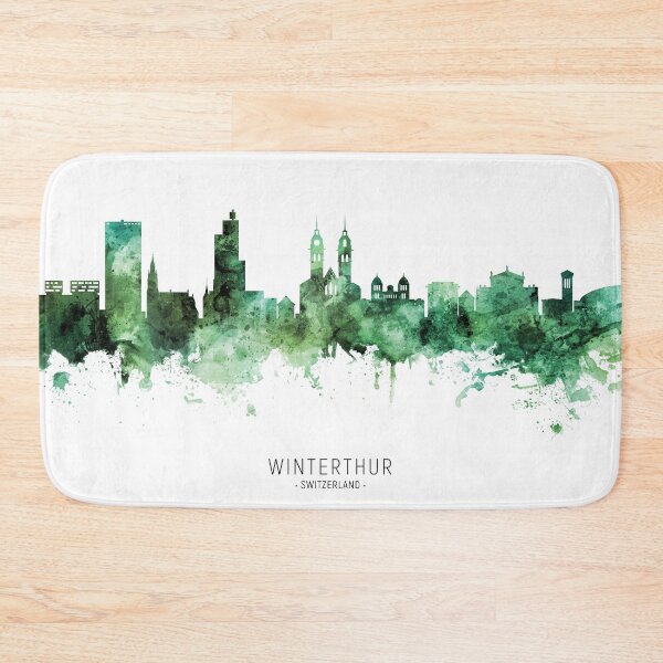 Item preview, Winterthur Switzerland Skyline designed and sold by ArtPrints.
