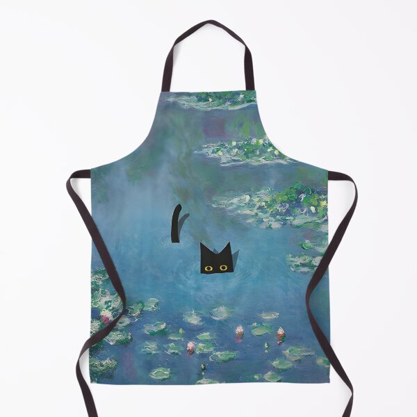 Item preview,  Claude Monet Water Lilies | Monet Waterlily Cat Prints designed and sold by Artone369.