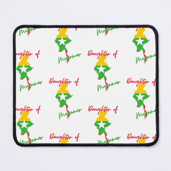Item preview, Daughter of Myanmar Map Flag designed and sold by NovawayDirect.
