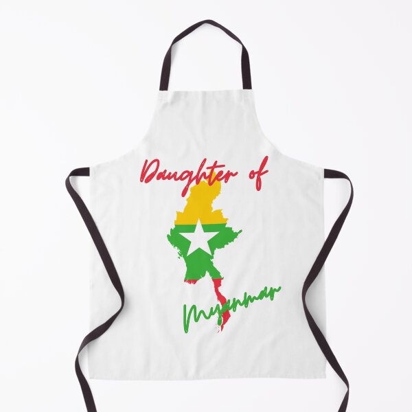 Item preview, Daughter of Myanmar Map Flag designed and sold by NovawayDirect.