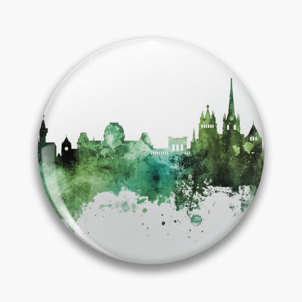 Item preview, Lausanne Switzerland Skyline designed and sold by ArtPrints.