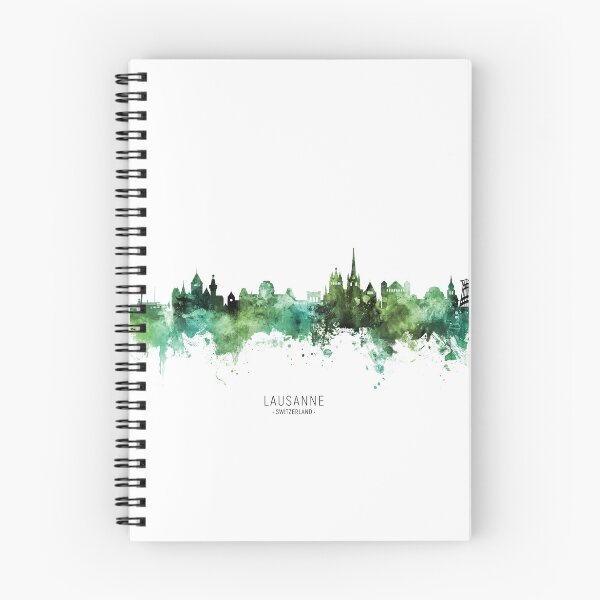 Item preview, Lausanne Switzerland Skyline designed and sold by ArtPrints.