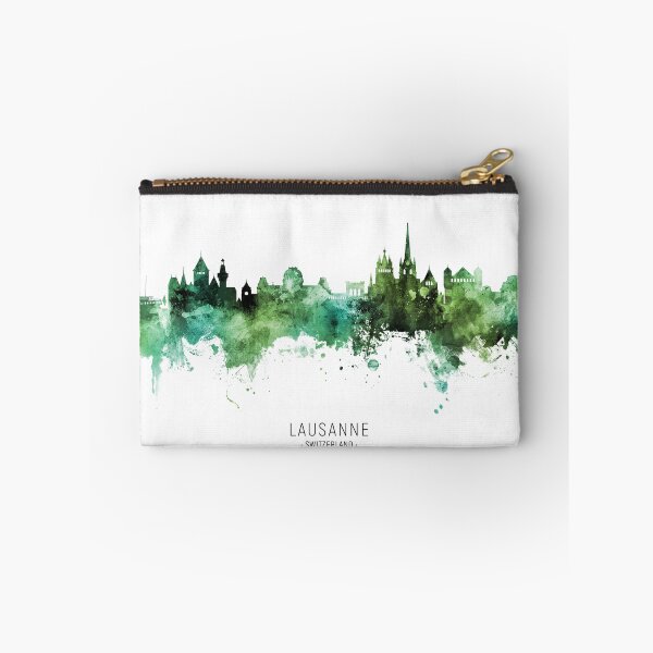 Item preview, Lausanne Switzerland Skyline designed and sold by ArtPrints.