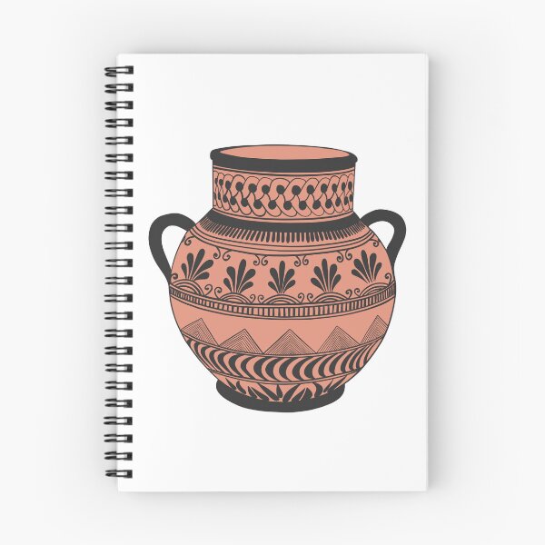 Item preview, Ancient Greek Geometric Amphora- Red designed and sold by Cassidy Capri.