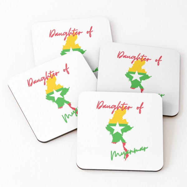 Item preview, Daughter of Myanmar Map Flag designed and sold by NovawayDirect.
