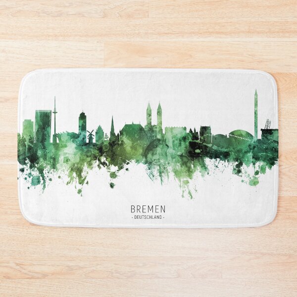 Item preview, Bremen Germany Skyline designed and sold by ArtPrints.