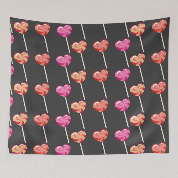 Item preview, Heart Sucker Sheet - Sucker Lolly In Red Colour designed and sold by Abhishek Goldar.