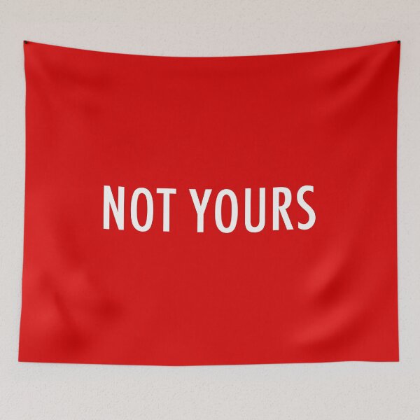 Item preview, I Am Not Yours designed and sold by typogenix.