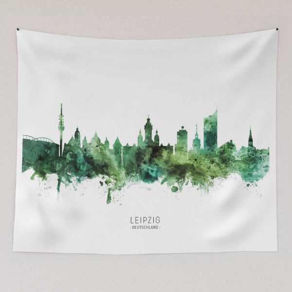 Item preview, Leipzig Germany Skyline designed and sold by ArtPrints.