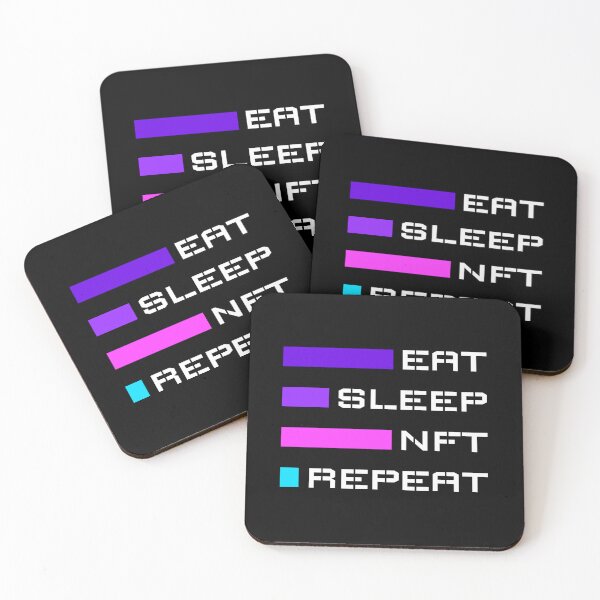Item preview, Eat Sleep Nft Repeat designed and sold by AnnPrecious.
