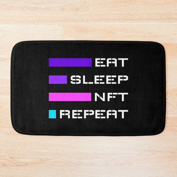 Item preview, Eat Sleep Nft Repeat designed and sold by AnnPrecious.