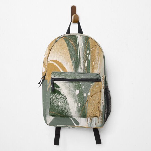 Item preview, Abstract Arches in Sage Green and Golden Ochre designed and sold by simplydesignart.