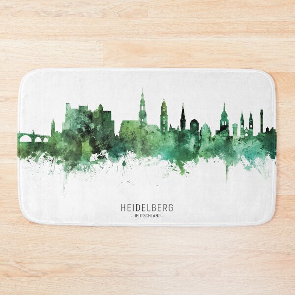 Item preview, Heidelberg Germany Skyline designed and sold by ArtPrints.