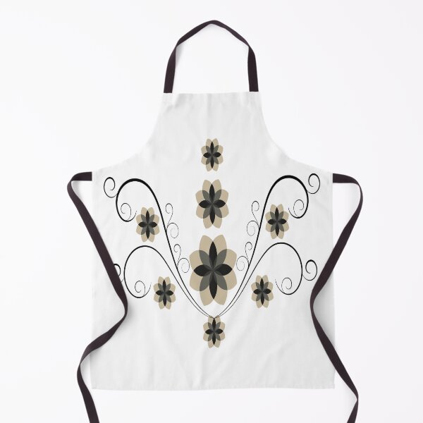 Item preview, Black Swirly Floral Art Pattern Design designed and sold by Zareen Sayyed.