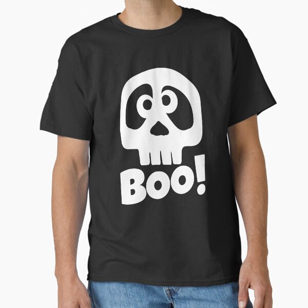 Silly Pirate Skull Boo Face For Halloween Kawaii Style Classic T-Shirt