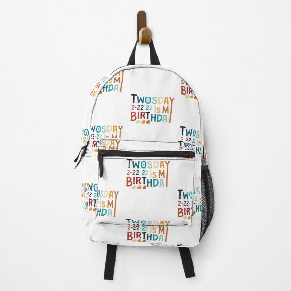 Item preview, Twosday Is My Birthday Short Colorful Distressed Happy Birthday Design 2-22-22 designed and sold by pedrored369.