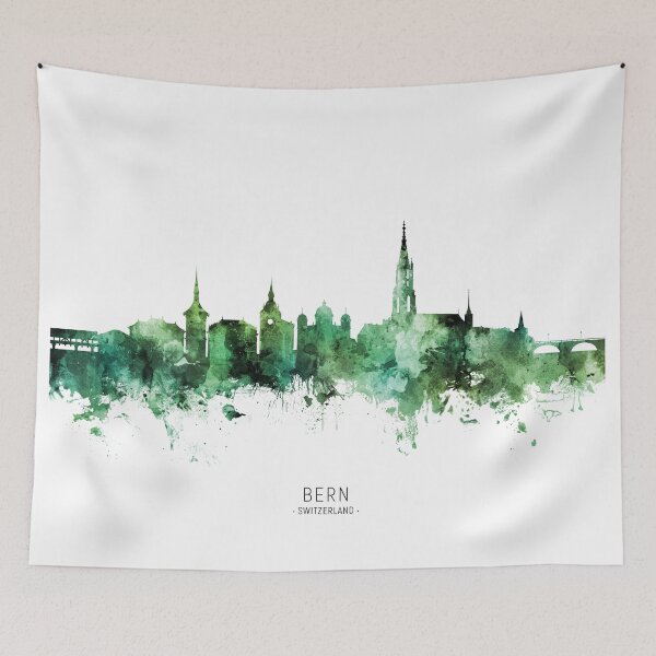 Item preview, Bern Switzerland Skyline designed and sold by ArtPrints.