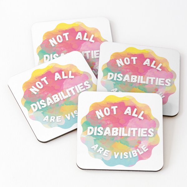 Item preview, Not All Disabilities Are Visible - Colorful Design designed and sold by med-artist.