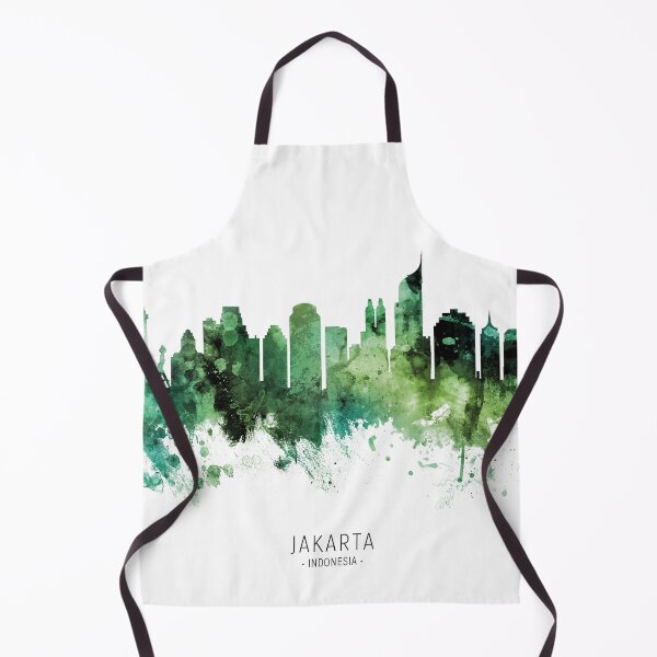 Item preview, Jakarta Skyline Indonesia designed and sold by ArtPrints.