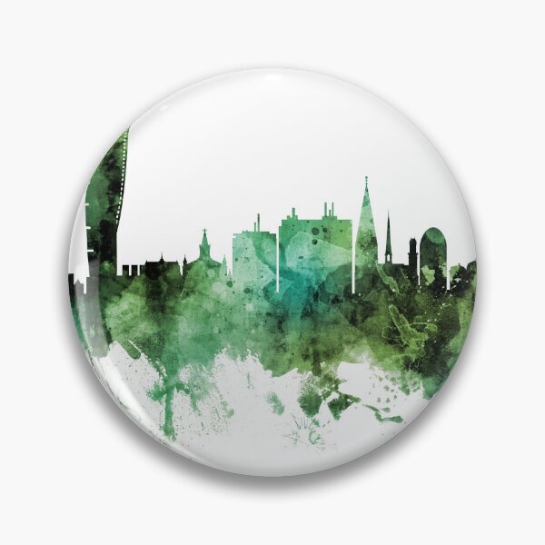 Item preview, Malmo Sweden Skyline designed and sold by ArtPrints.
