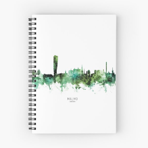 Item preview, Malmo Sweden Skyline designed and sold by ArtPrints.