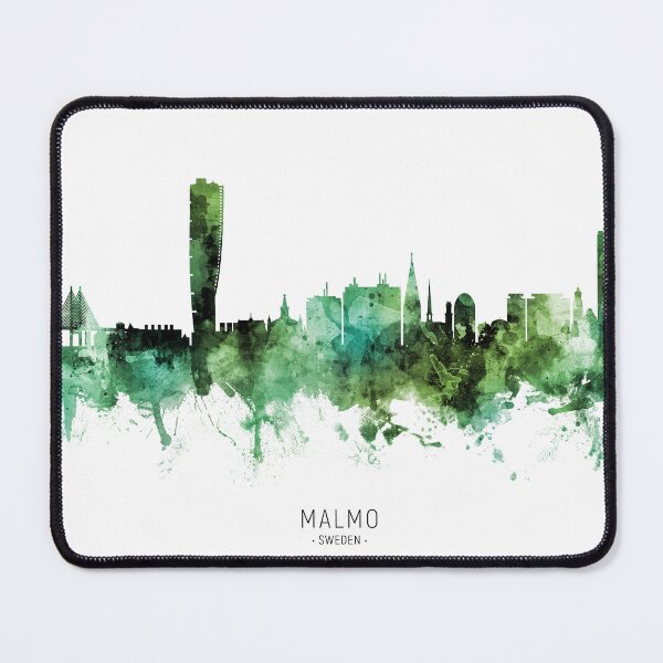 Item preview, Malmo Sweden Skyline designed and sold by ArtPrints.