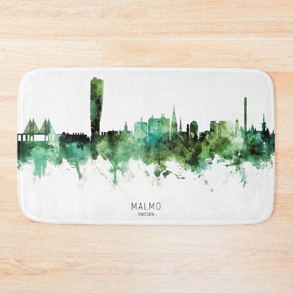 Item preview, Malmo Sweden Skyline designed and sold by ArtPrints.