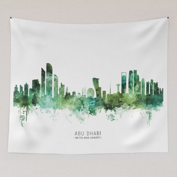 Item preview, Abu Dhabi Skyline designed and sold by ArtPrints.