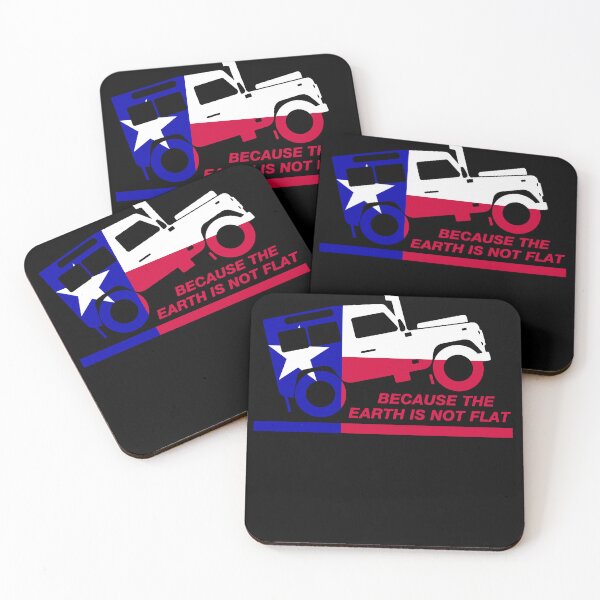 Item preview, Because the earth is not flat-Texas designed and sold by unicornsaholes.