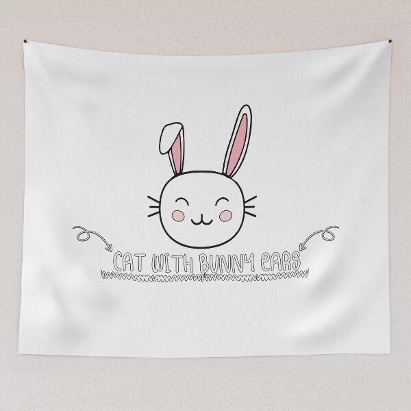 Item preview, Cat In Bunny Ears designed and sold by YSNbr.