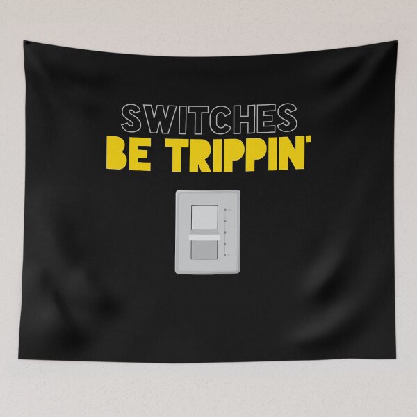 Item preview, Switches Trippin Fun Electrician Electrical Switches Lovers designed and sold by Dressed For  Duty.