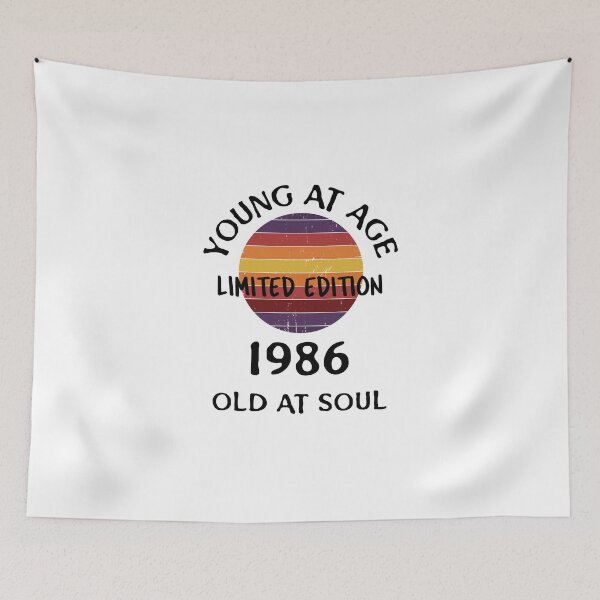 Item preview,  Young at age old at soul 1986 limited edition-birthday designed and sold by Teo13.