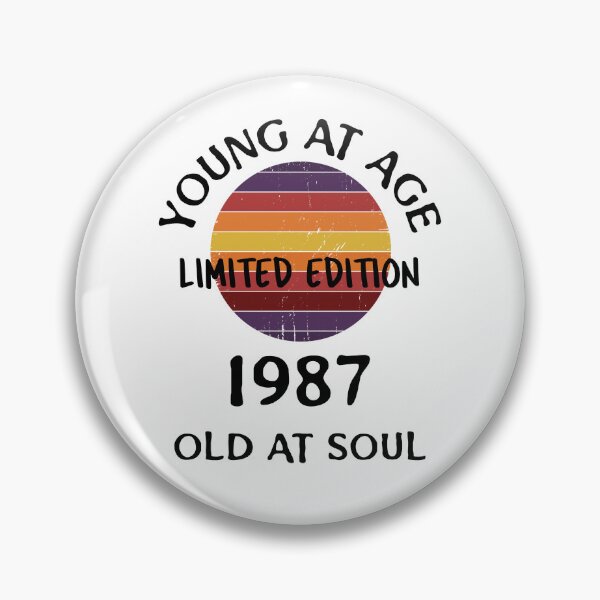 Item preview,  Young at age old at soul 1987 limited edition-birthday designed and sold by Teo13.