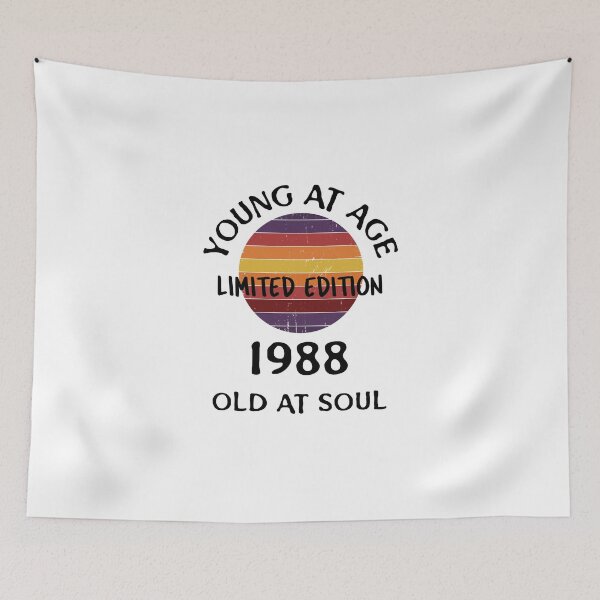 Item preview, Young at age old at soul 1988 limited edition-birthday designed and sold by Teo13.
