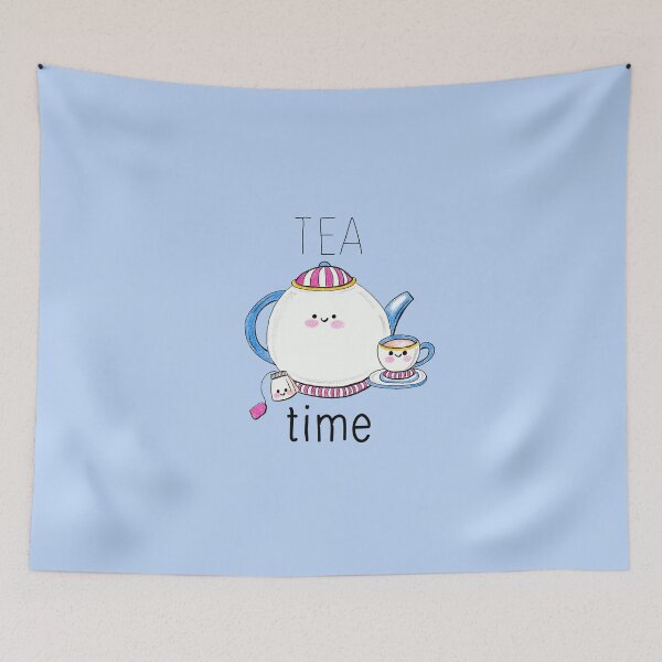 Item preview, Cute Food - Tea Time designed and sold by ThaisMelo.
