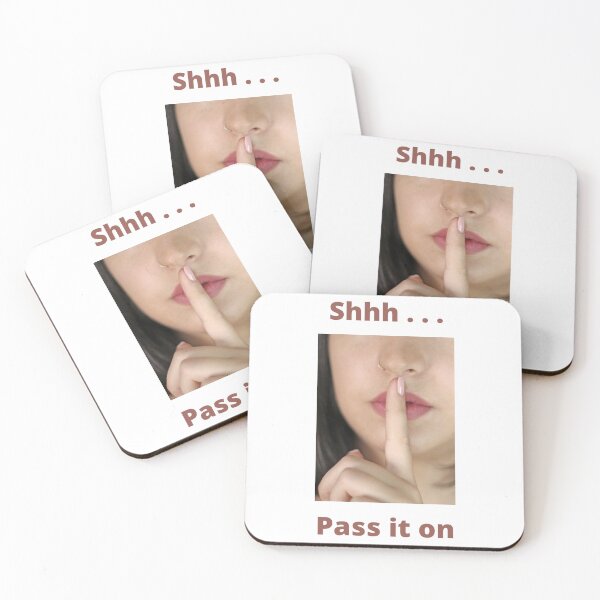 Item preview, Shhh . . . Pass it on designed and sold by Javamba.