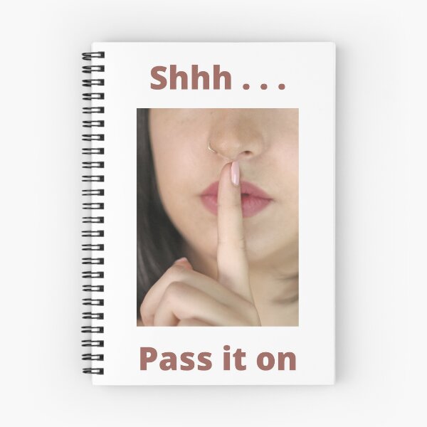 Item preview, Shhh . . . Pass it on designed and sold by Javamba.