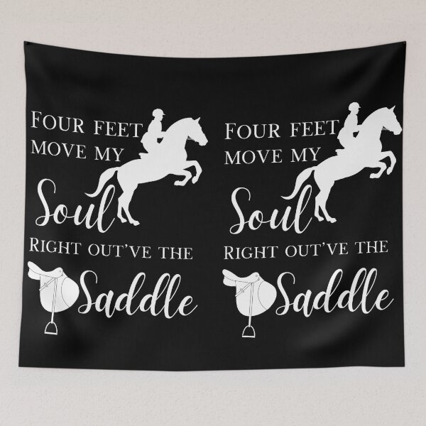 Item preview, Horses Move My Soul Out've The Saddle Equestrian English Rider designed and sold by jrobdesignz.