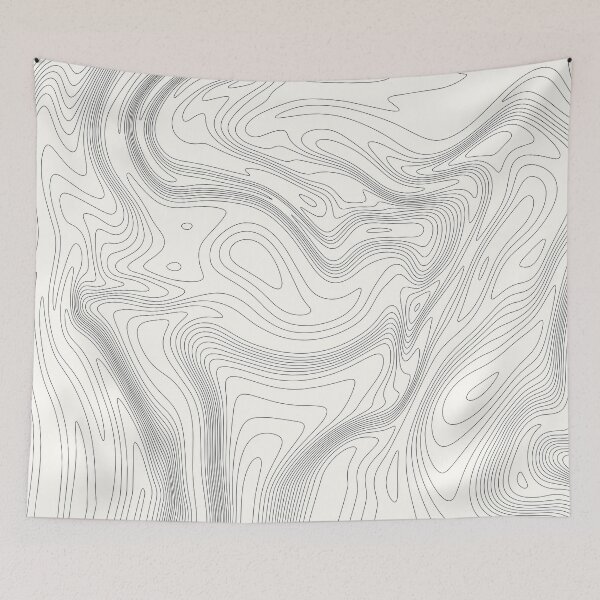 Item preview, Simple Line Pattern Black and White designed and sold by ind3finite.
