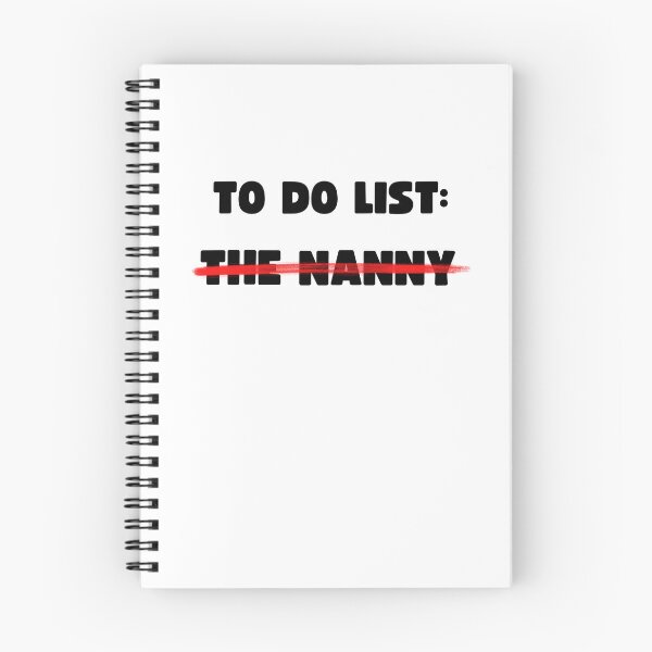 Item preview, TO DO LIST: THE NANNY designed and sold by appareltolove.