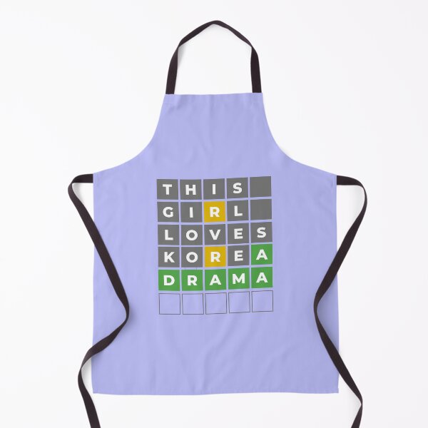 Item preview, This girl loves Korea drama, Wordle game, K culture, K drama fan, Love Korean, Korean gift idea, Play wordle tee designed and sold by InspiresME.