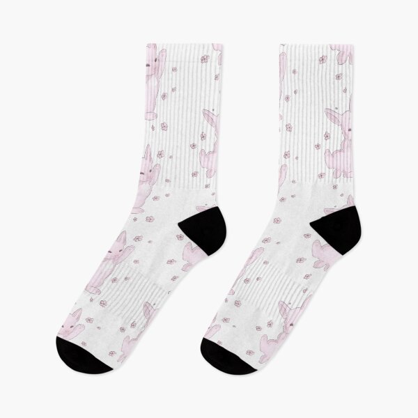 Artikelvorschau, schläfriger rosa Hase entworfen und verkauft von bunnyEmanArt.