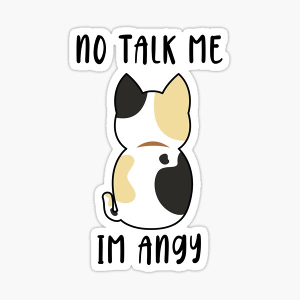 don t talk to me i m angry