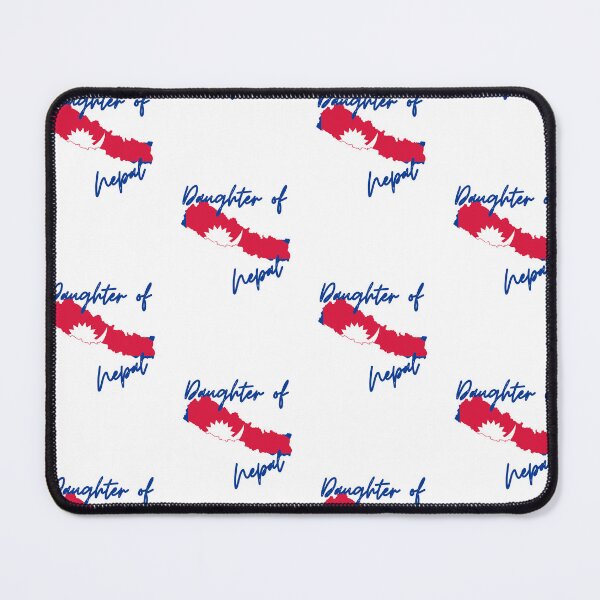 Item preview, Daughter of Nepal Map Flag designed and sold by NovawayDirect.