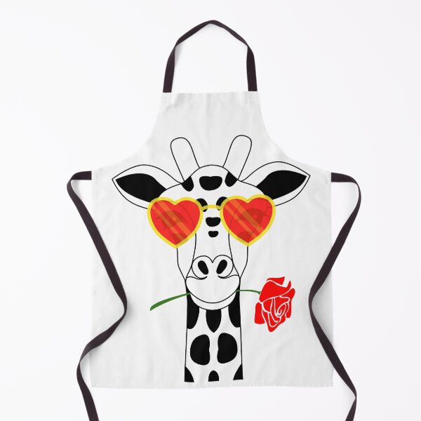 Item preview, Cute Giraffe With Heart Glasses. Funny designed and sold by YARA TS.