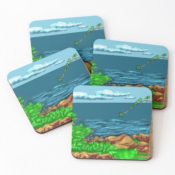 Item preview, Waterscape lakeside designed and sold by Crochetamommy.
