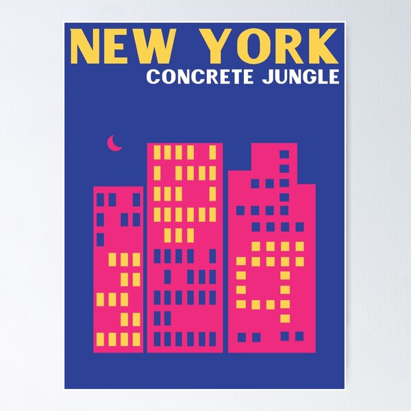 Item preview, NEW YORK CONCRETE JUNGLE designed and sold by Julia Santos.