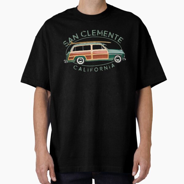 Vista previa del artículo con la obra «San Clemente California Vintage Surf», diseñado y vendido por Futurebeachbum.