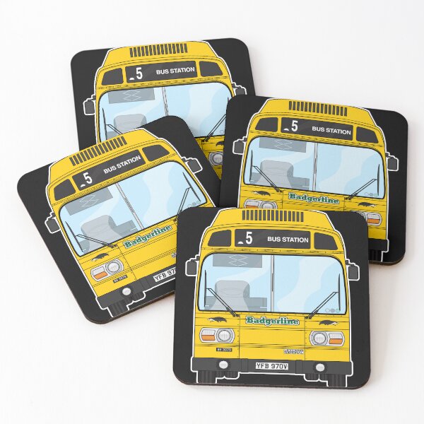 Item preview, Badgerline Leyland National BH3079 mk1 YFB970V Retro Illustration designed and sold by BFXIII.