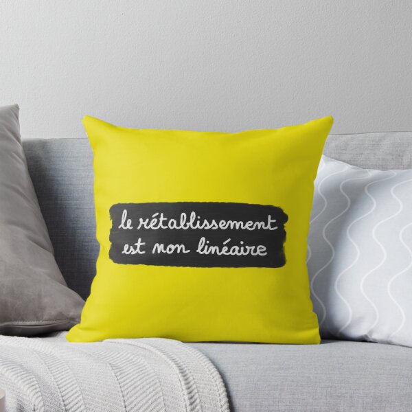 Item preview, Recovery is non-linear, chalk (white on black, yellow background) designed and sold by MentaLee.